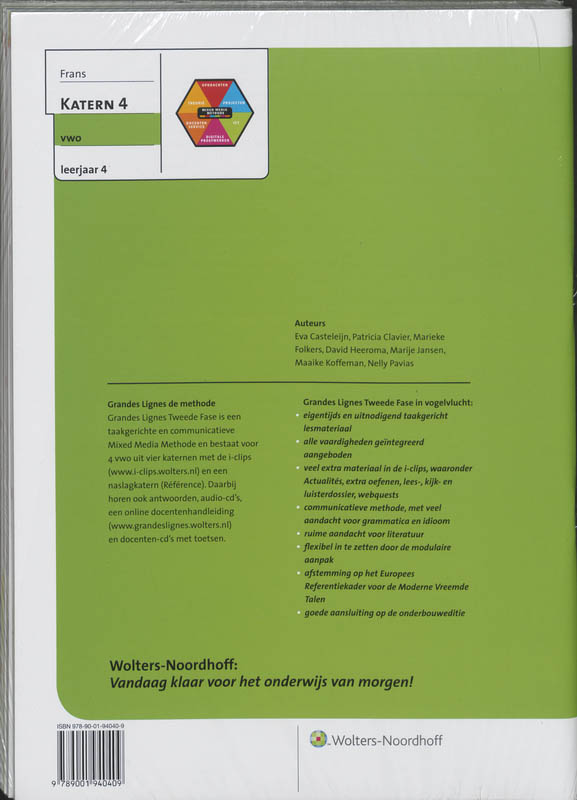 Achterkant van Vwo