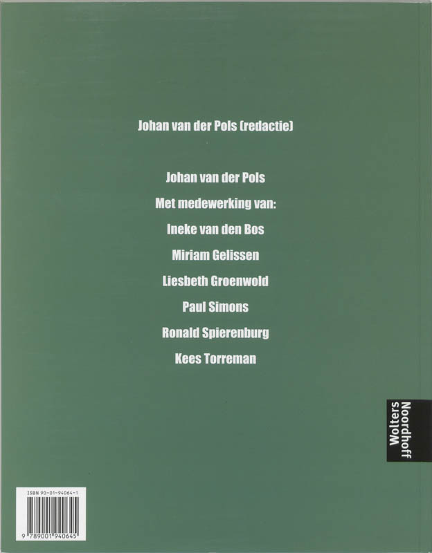 Achterkant van Leerboek