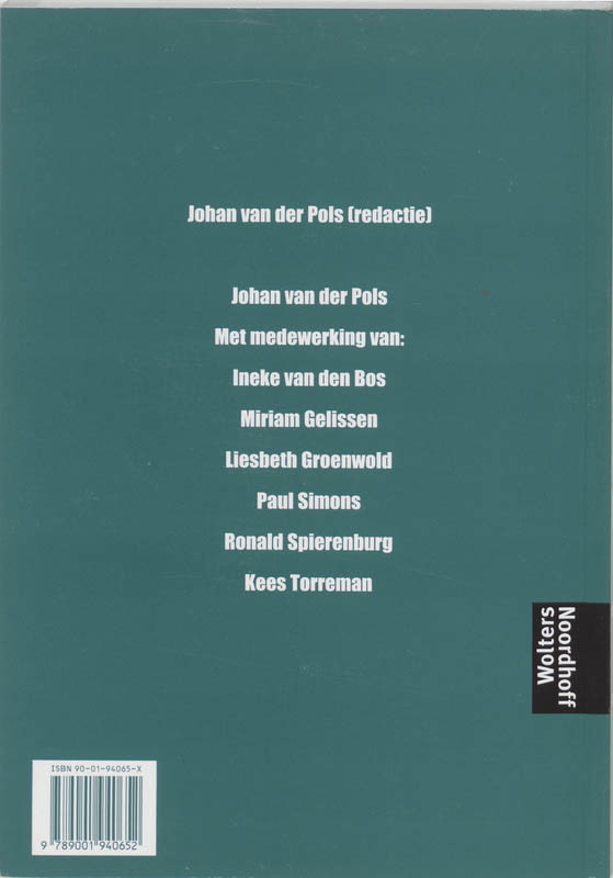 Achterkant van Werkblok