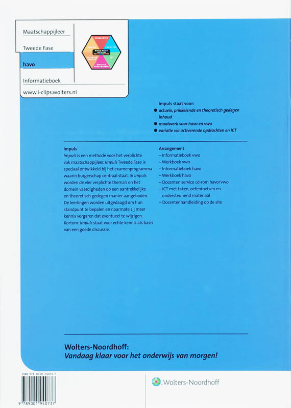 Achterkant van Informatieboek