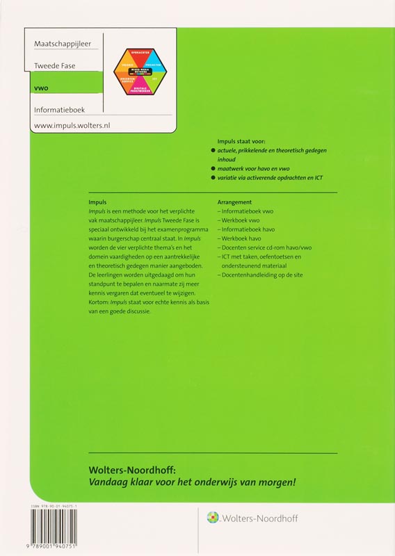 Achterkant van Informatieboek