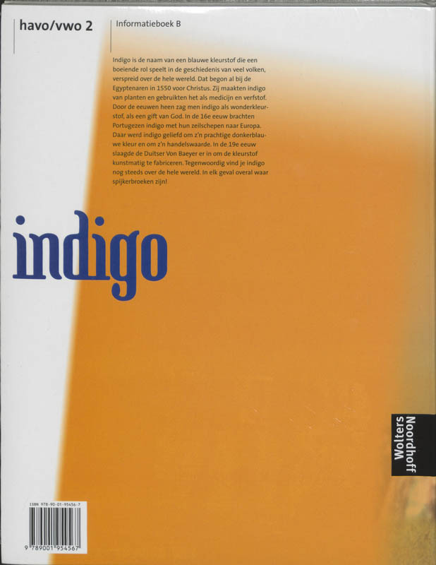 Achterkant van Informatieboek A + B