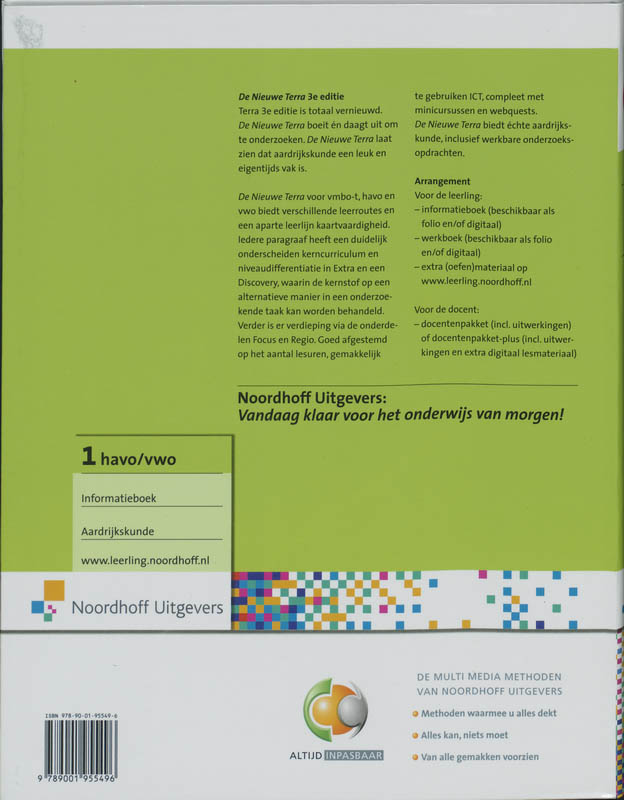 Achterkant van Informatieboek