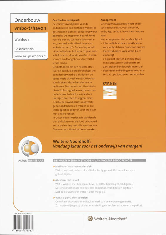 Achterkant van Werkboek