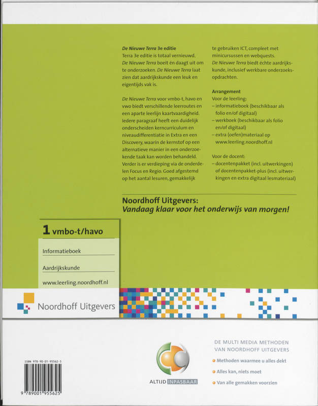 Achterkant van Informatieboek