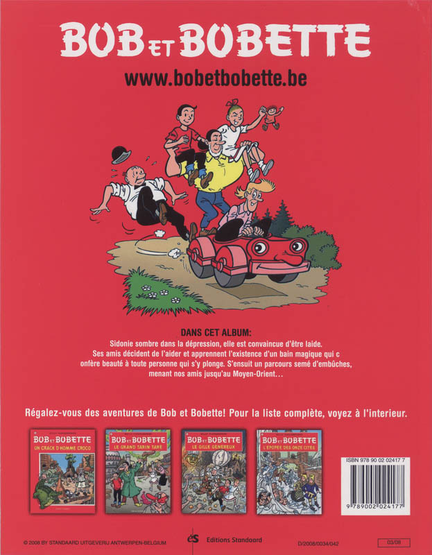 Achterkant van Le bain de jouvence