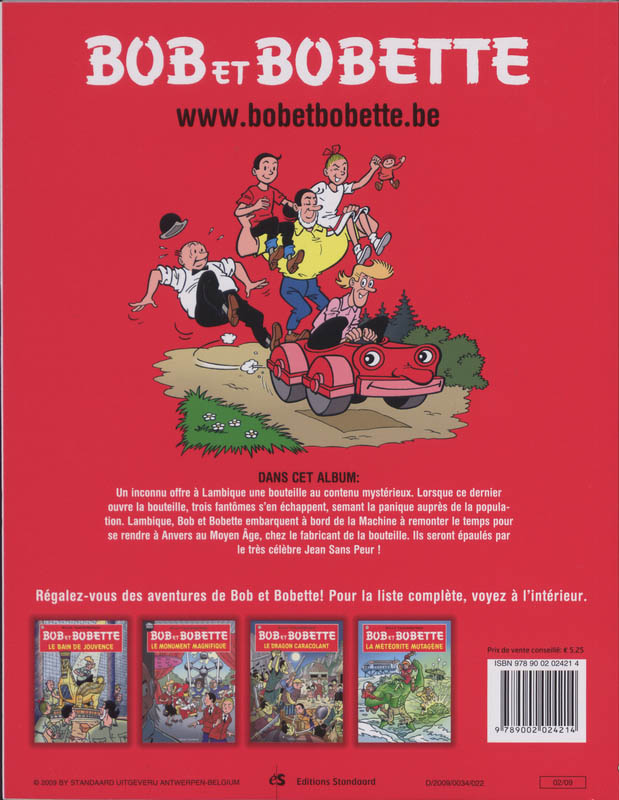 Achterkant van Trac, trouille et tremolos