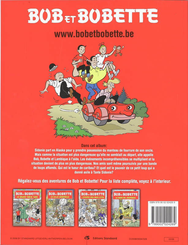 Achterkant van Le loup qui rit