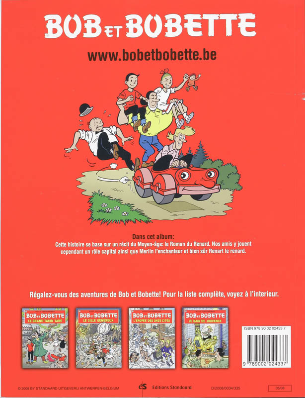 Achterkant van Le Renard Rebelle