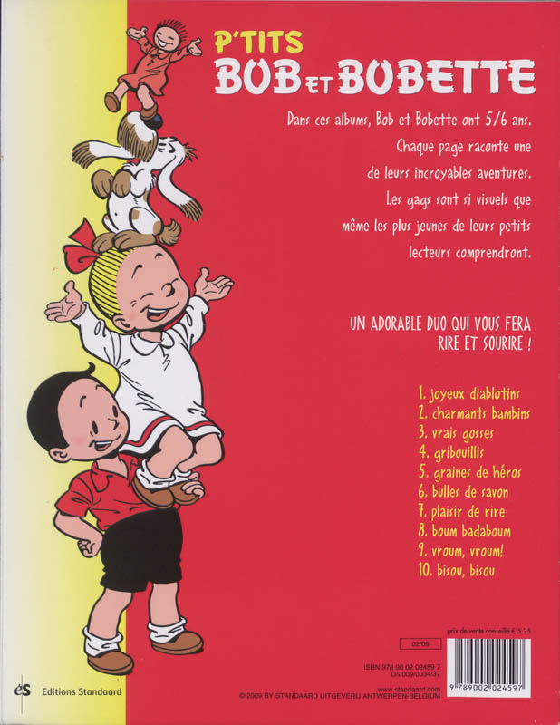 Achterkant van Bisou, bisou