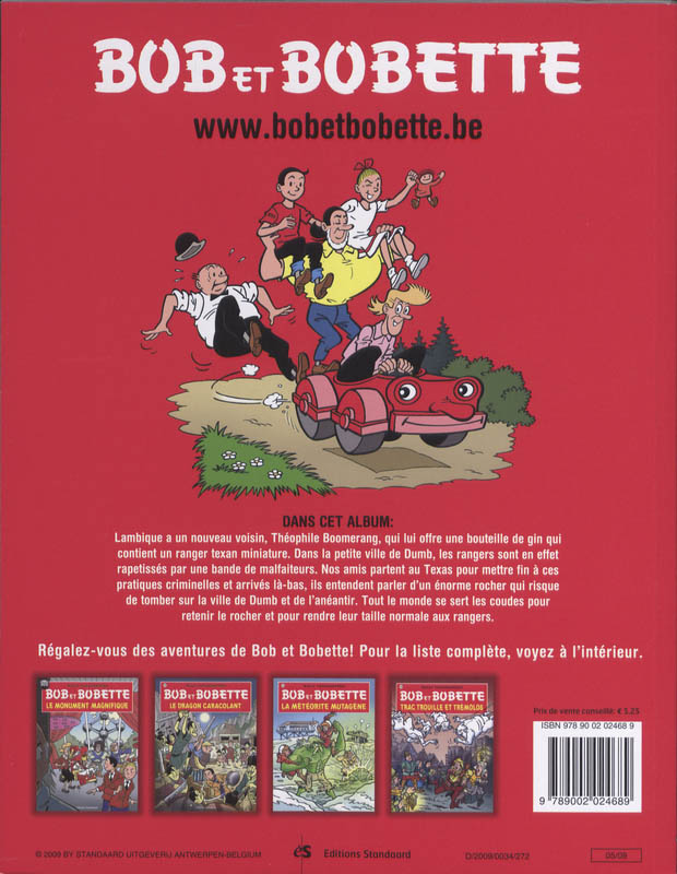 Achterkant van Les diables du Texas