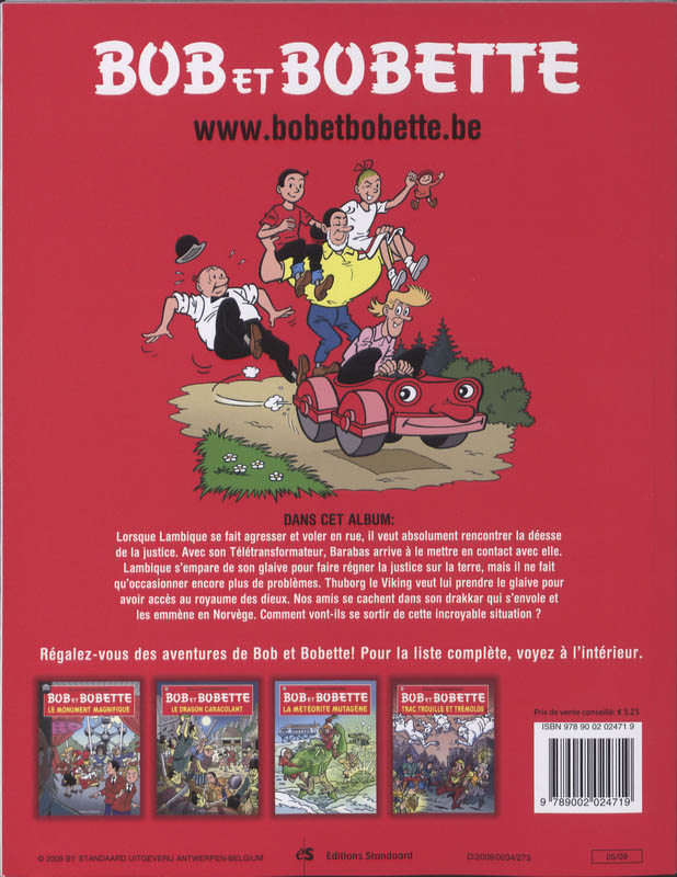 Achterkant van Le viking impetueux