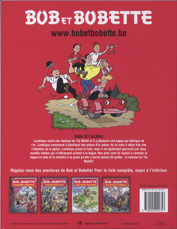 Achterkant van Le tombeau Hindou