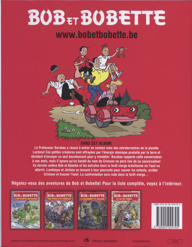 Achterkant van L'oeuf bourdonnant