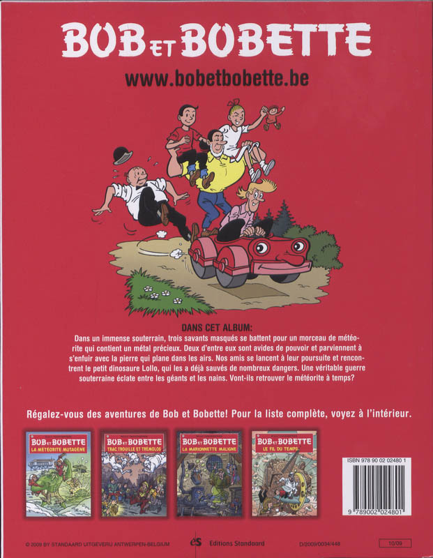Achterkant van Les masques blancs