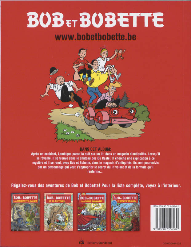 Achterkant van Le lit volant