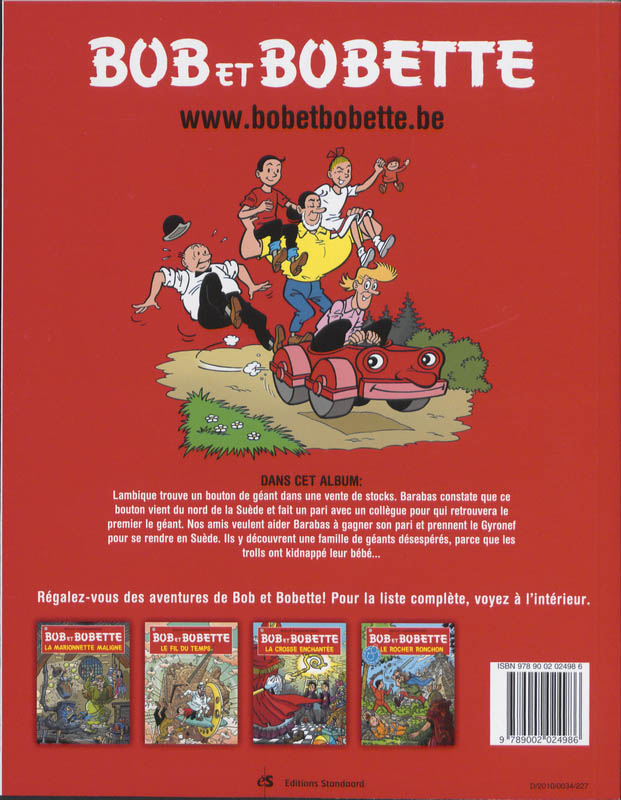 Achterkant van Le doux geant roux