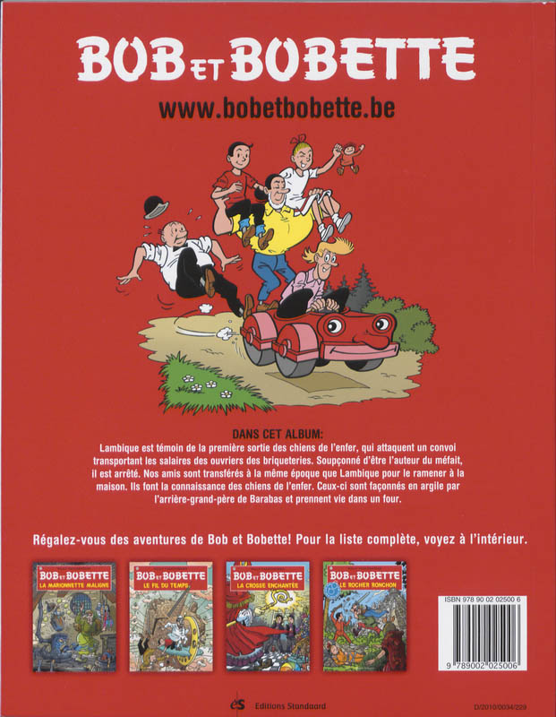 Achterkant van Les chiens de l'enfer