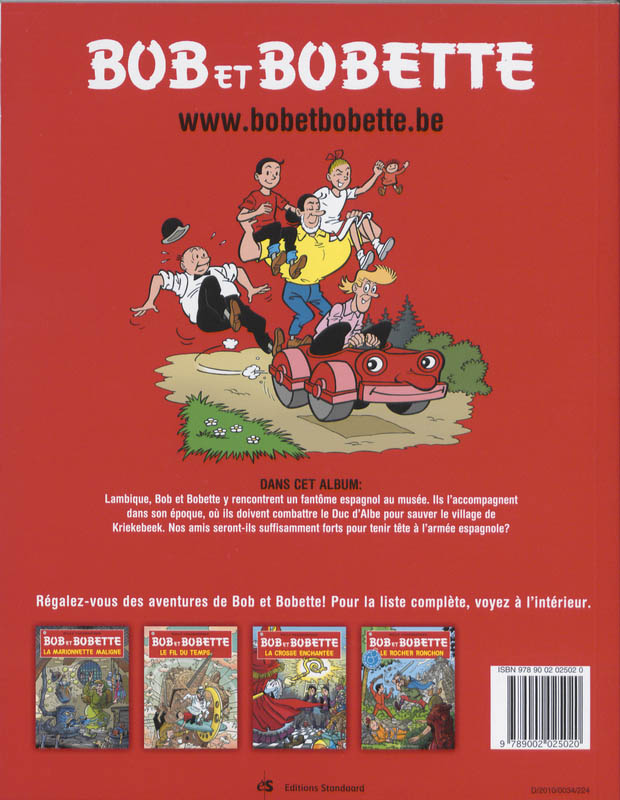 Achterkant van Le fantome espagnol