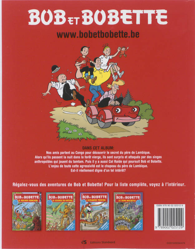 Achterkant van Le joueur de tamtam