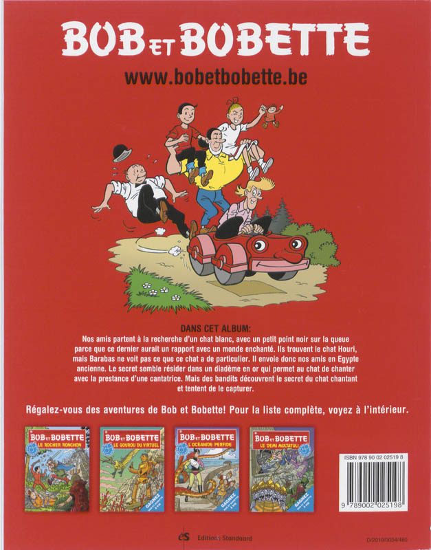 Achterkant van Le secret d'Ubasti