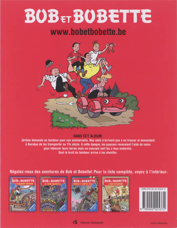 Achterkant van Joli tambour