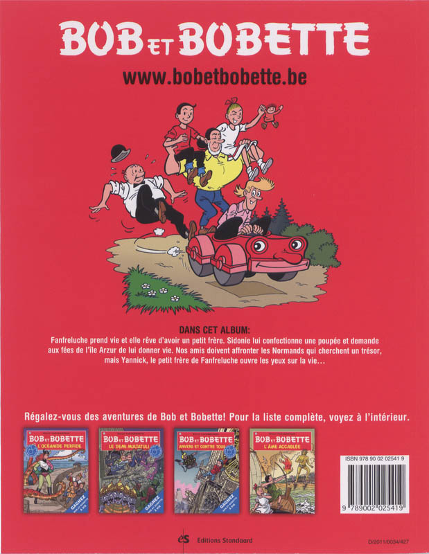 Achterkant van Le petit frere de bretagne