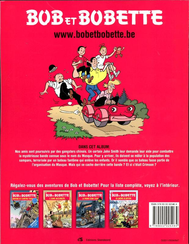 Achterkant van Le Sampan mysterieux
