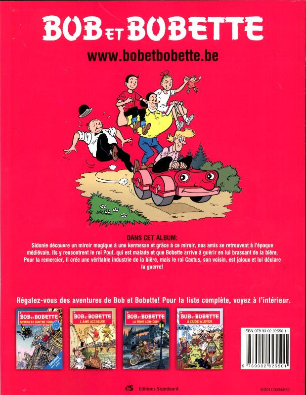Achterkant van Le roi boit