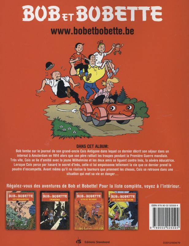 Achterkant van Bob Le Gavroche