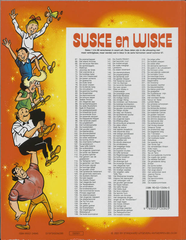 Achterkant van De sterrenplukkers
