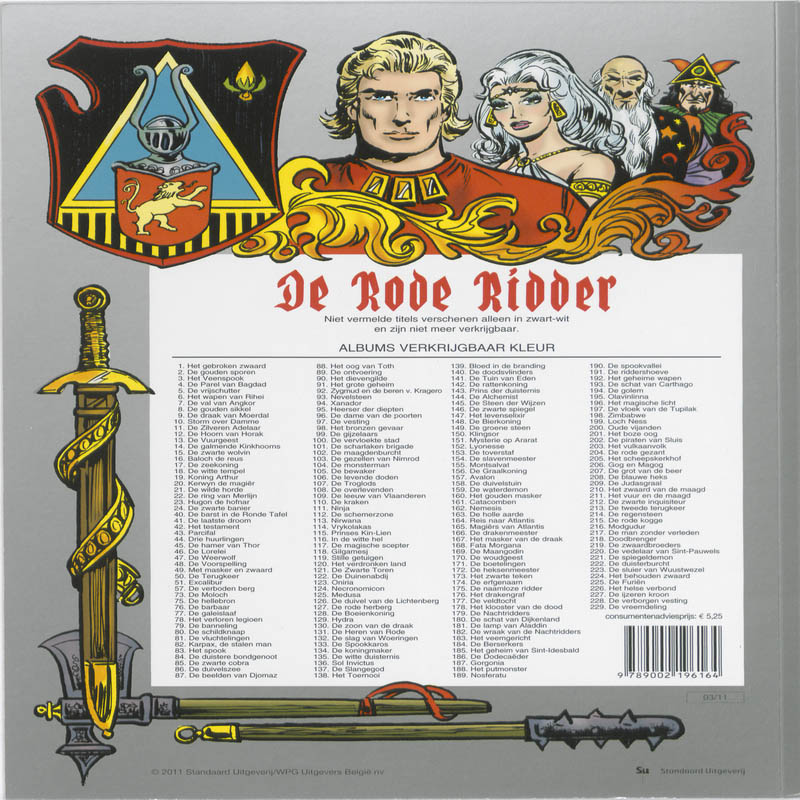 Achterkant van De zwarte banier
