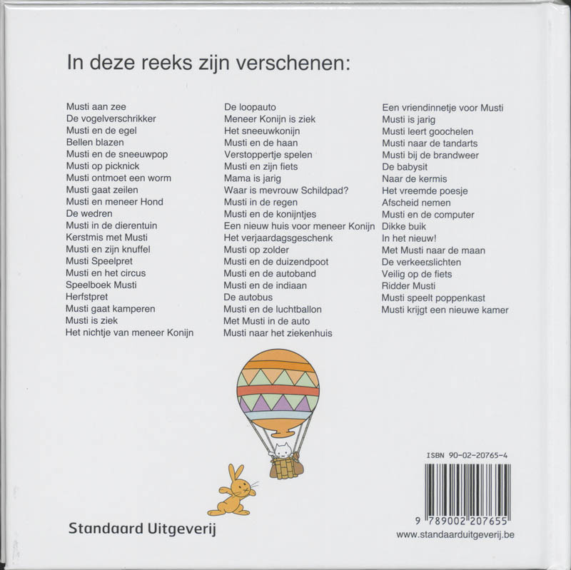 Achterkant van Musti en de luchtballon