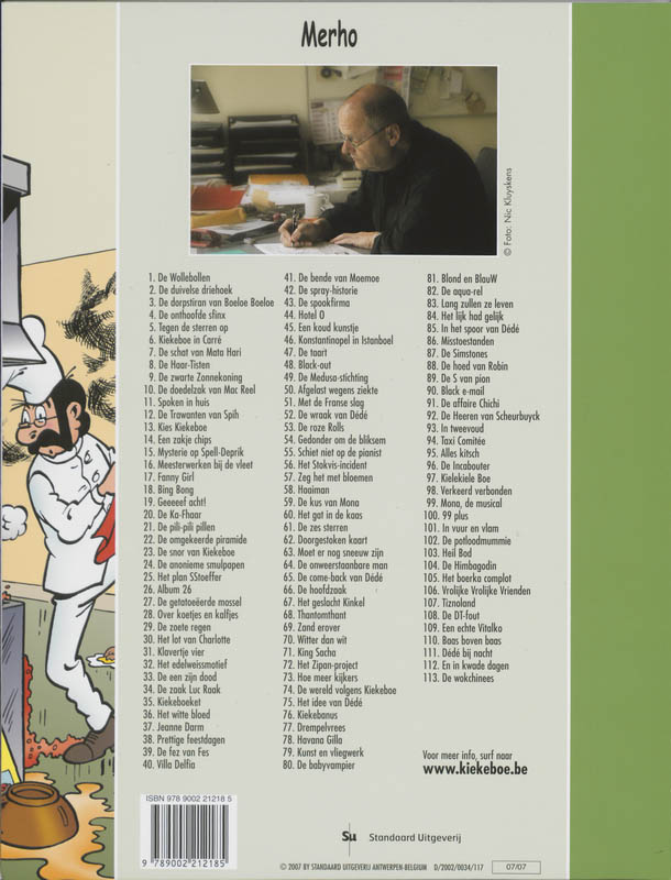 Achterkant van De anonieme smulpapen