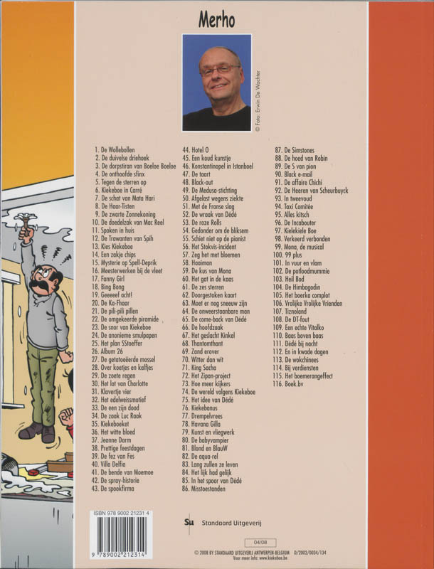 Achterkant van Kiekeboeket
