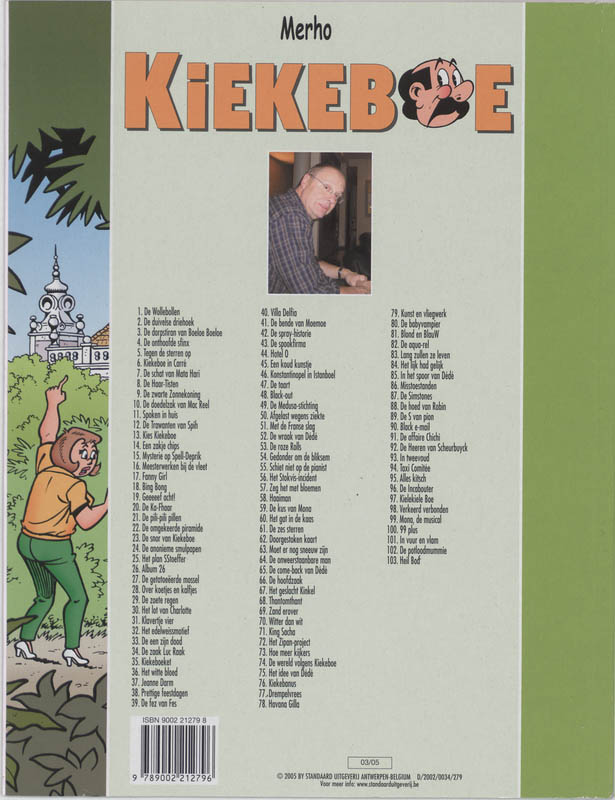 Achterkant van Gedonder om de bliksem
