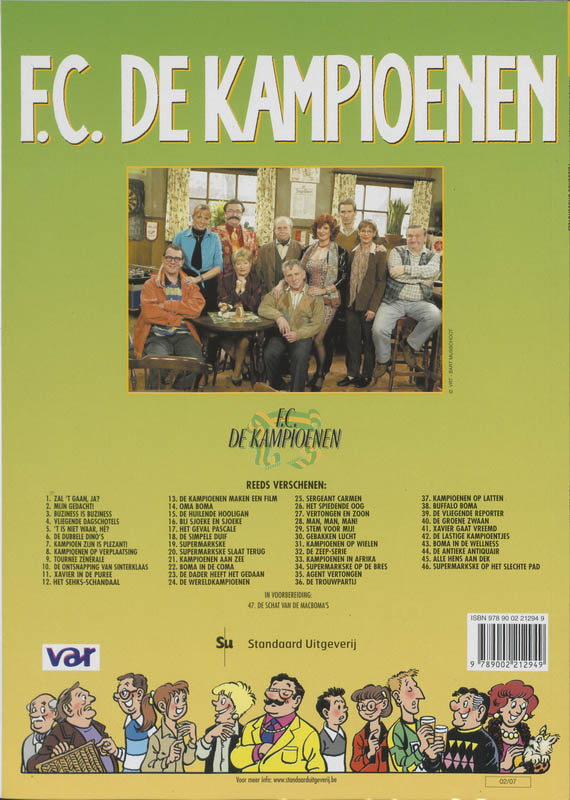 Achterkant van Vliegende dagschotels