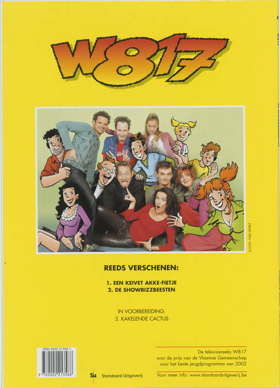 Achterkant van De showbizzbeesten