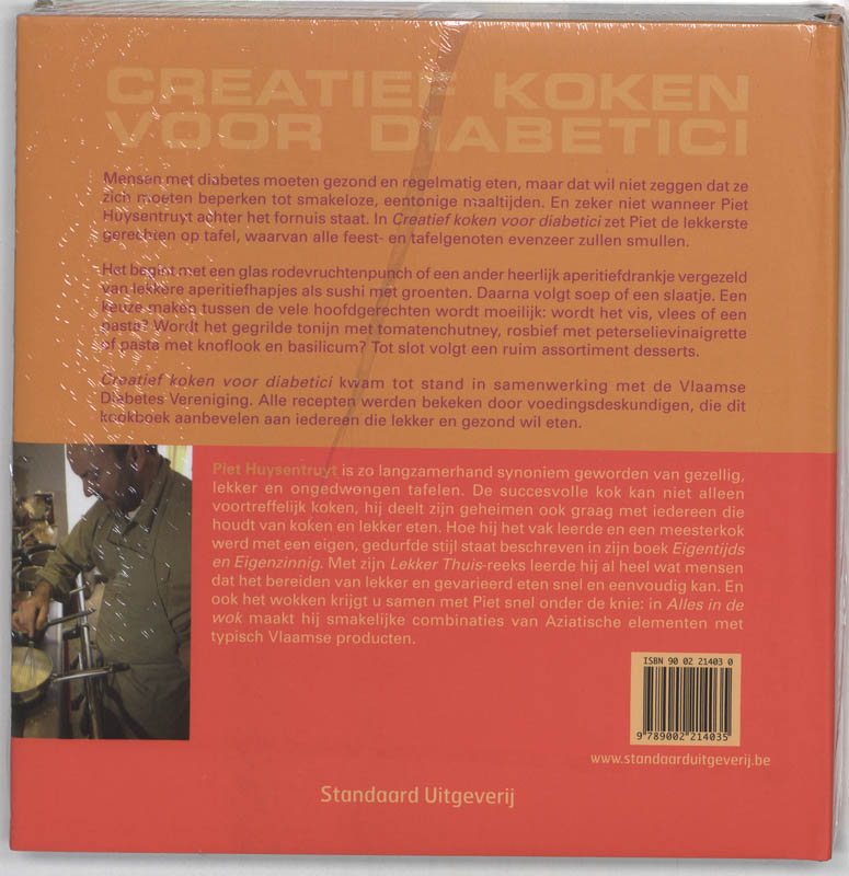 Achterkant van Creatief koken voor diabetici
