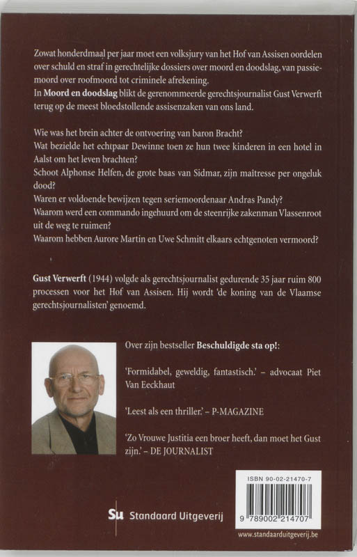 Achterkant van Moord en doodslag