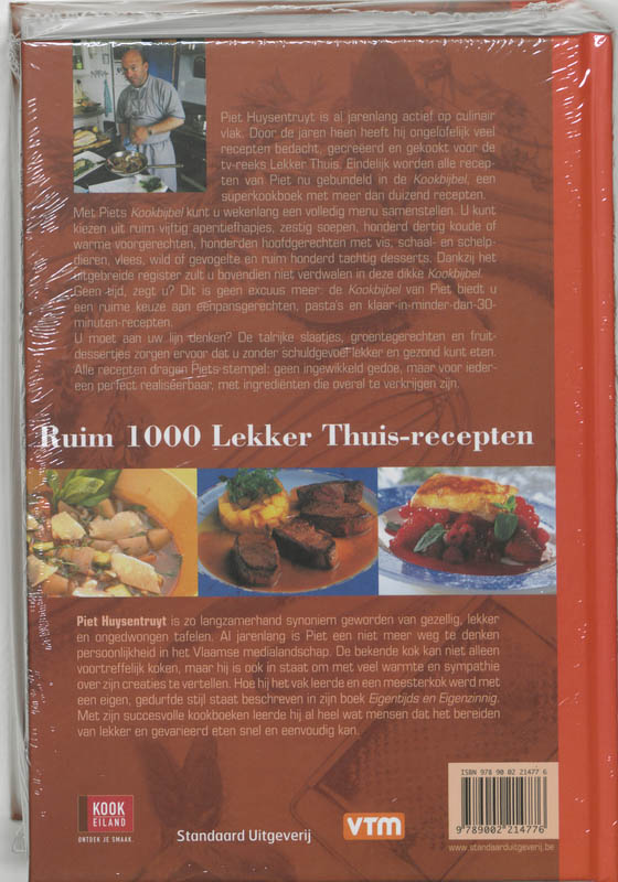 Achterkant van Kookbijbel