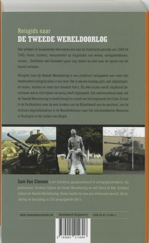 Achterkant van Reisgids Tweede Wereldoorlog