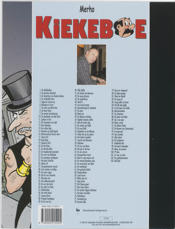 Achterkant van De kus van Mona