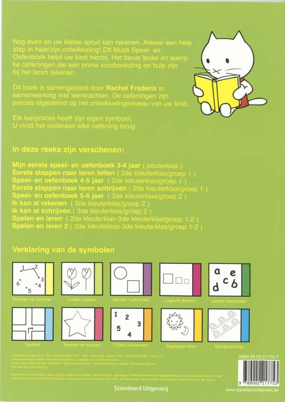 Achterkant van Ik kan al rekenen