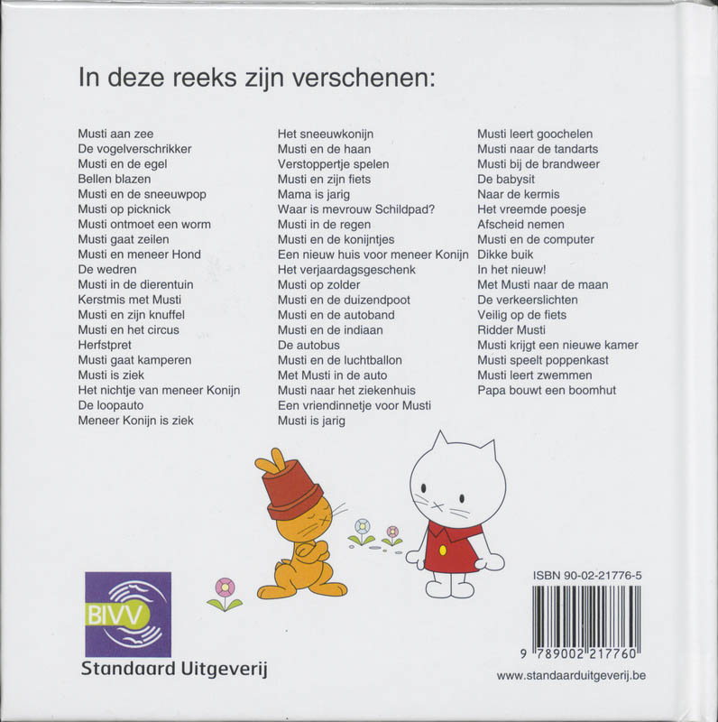 Achterkant van Veilig op de fiets