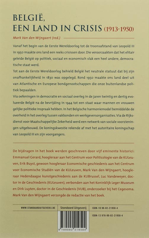 Achterkant van Belgie, een land in crisis