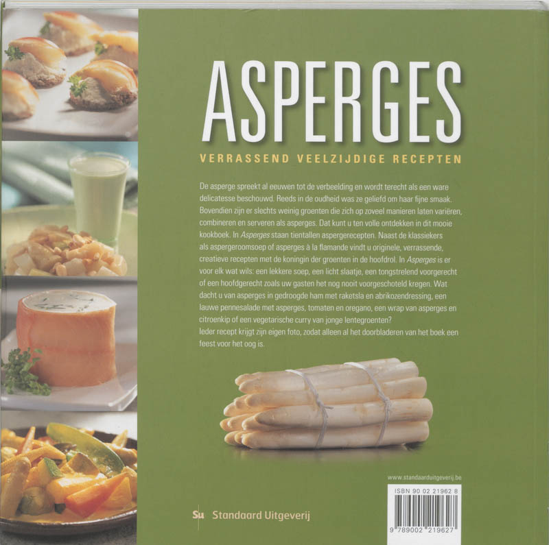 Achterkant van Asperges