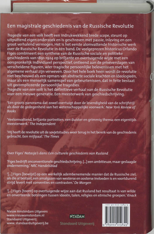 Achterkant van Tragedie van een volk