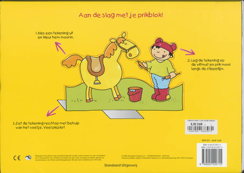 Achterkant van PRIKBLOK vanaf 4 jaar
