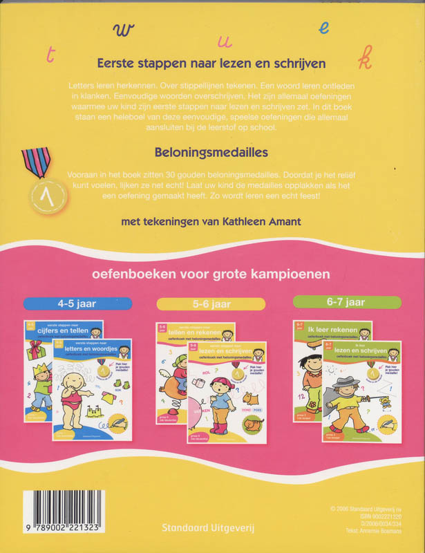 Achterkant van 5-6 jaar